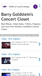 Mobile Screenshot of barry-goldstein-concert-closet.com