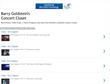 Tablet Screenshot of barry-goldstein-concert-closet.com